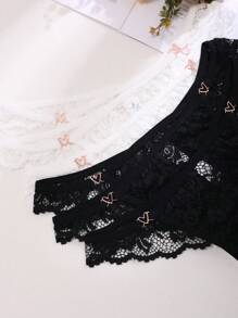 Set de 6 tangas de mujer de colores múltiples, transpirables y de moda