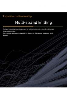 قطعة واحدة خيط صيد ضفيرة مقاوم للتلاشي بطول 100م، ذو 4 خيوط، مناسب لصيد الأمواج - رمادي - مشاهدة 6