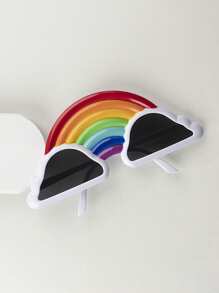 Rainbow Cloud Shaped Fun Party Glasses, Unisex Cute Photobooth Props, Party Supplies