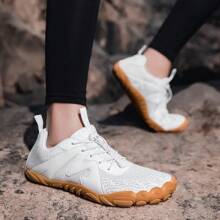 1-Pair Women's Outdoor Water Hiking Shoes | Toe Guard & Ankle Support | Non-Slip For Stream Trekking/Kayaking/Wetlands - White - View 6