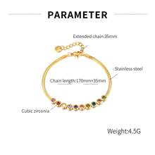 2pcs/Set Fashionable Bride Jewelry, Women's Crystal-Inlaid Gold And Silver Bracelets, Minimalist And Versatile, Elegant Titanium Steel Jewelry Gift For Girlfriend