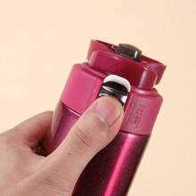 1 件经典简约不锈钢直饮真空隔热弹跳杯，户外便携式车载杯，办公室直饮保温杯，可定制 - 多色 - 查看 5