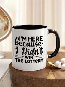 1pc 11oz Funny Double-Sided Ceramic Coffee Mug,Tea Cup,Insulated Cup For Hot Drinks, Hand-Wash Only, Novelty Design,Father's Day Gifts, Reusable Humorous Gift For Men And Women,Birthdays, Summer And Winter Drinking Utensils,Christmas Gift, Family & Friends - Ideal For Holidays & More,Water Cup,Boyfriend And Girlfriend,Perfect For Sister Boss Employee Co-Worker Office Mug Back To School