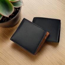 Fiosomia Men's Wallet Men's Simple Folding Large Capacity Coin Purse Leather For Men Wallet Mini Wallet Purse Wallet Men Wallet Leather Small Wallet Long Wallet Wallet - Brown - View 1