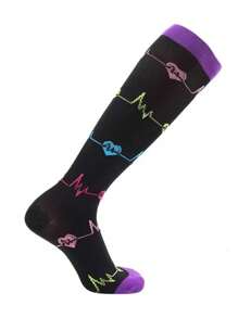 3 Pairs Women Sports Compression Socks, Medical Grade 20-30 MmHg Compression, Suitable For Running, Travel, Nurse, Best Compression Socks