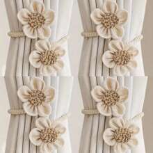 4pcs/2pcs/1pc Rope Curtain Binding - Modern Simple Design, Multifunctional, No-Punch Buckle, Perfect For Living Room Home Decor & Gift Giving - one-size - View 22
