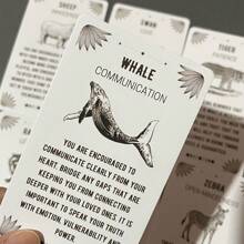 Spirit Animal Oracle Cards - 54 Cards Tarot & Oracle Deck Set, Tarot Meanings, Suitable For Beginners, Divination - Black - View 4