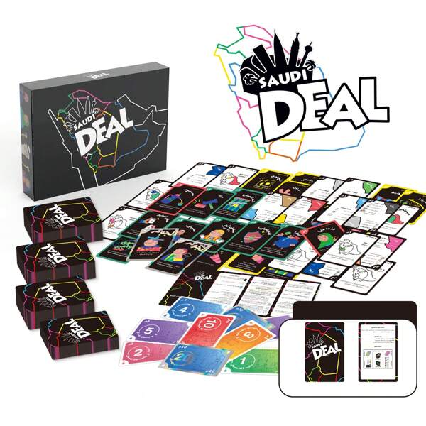 Saudi New Version Card Game, Arabic Card Game