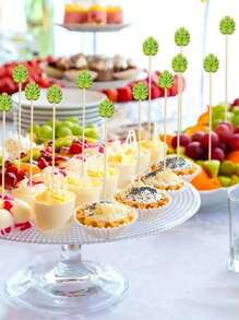 200pcs/100pcs/50pcs/20pcs Creative Fruit Skewers, Fruit Picks, Suitable For Party Events, Cake, Snacks, Party Decoration, Holiday Decoration