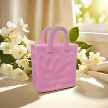 1pc,Handbag Flower Pot Decoration Ornament, Creative Pots, Super Beautiful Flower Pot, Indoor Outdoor Home Decor Garden Patio Unique Home/Kitchen/Office/Dressing Tables Cute Vases Gift