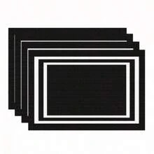 4/6pcs Simple Restaurant Placemats, Suitable For Kitchen Restaurant Table, Party Decoration, Home Decoration
