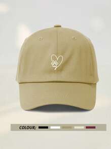 1pc Women's Adjustable Baseball Cap With Heart & Dog Paw Prints, Multi-Color Options, Comfortable Breathable Sunshade Hat For Outdoor Sports, Suitable For Daily Commute - Multicolor - View 4