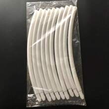 10 件装气球圆环棒，塑料白色气球固定棒，婚礼生日派对气球装饰配件，圣诞节