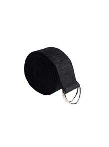 1 pièce Sangle de yoga/bande de résistance Pilates (Longueur: 182,5 cm), boucle en métal à double anneau en D réglable. Pour le yoga, le Pilates, la danse, l'entraînement en salle de gym, la bande d'étirement. Noir/rouge rose/rose/violet. Bande d'étirement pour le fitness, l'équilibre, l'ouverture des épaules. Accessoire de yoga, perte de poids, entraînement/fitness, sport, équipement de gym, équipement d'exercice, bandes de résistance, Pâques, cadeau pour les femmes, cadeaux pour la meilleure amie