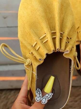 2025年秋季新款经典系带圆头舒适时尚休闲百搭软底平底鞋穆勒鞋