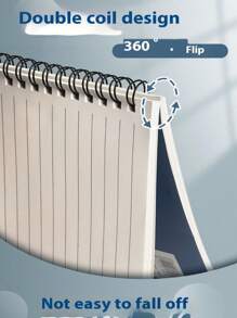 4 件 A5/B5 厚螺旋装订笔记本，高品质简约便笺本，批发文具练习本、学校用品、返校 - 均碼 - 查看 2