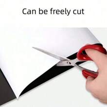 1pc PET Whiteboard, Removable & Scratch-Resistant, Suitable For Company Office, Meeting, Chart, Data Display, Home Doodle, Classroom Teaching, Art Exhibition, Comes With 5pcs Whiteboard Markers And An Eraser, Available In Multiple Sizes