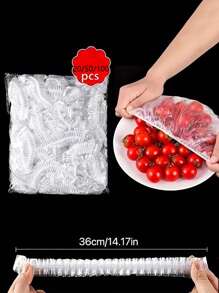 Bộ 20/50/100 chiếc màng bọc thực phẩm co giãn tái sử dụng - Màng nhựa trong suốt, co giãn, dùng để niêm phong bát đĩa, không mùi, là sự thay thế hoàn hảo cho giấy bạc và màng bọc thực phẩm. - Nhiều màu - Xem 1