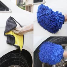 Kit multifunzionale per dettagli auto, set di spazzole per la pulizia dell'auto con spazzole per cerchioni, spazzole per le bocchette d'aria, tamponi per lucidatura, guanto per lavaggio e panno per la pulizia