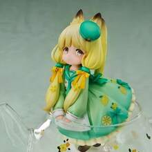 1pc Green Tea Party Cat Anime Figure Model, Desktop/Car Decor, Home Decorations, Suitable For Adult Collection Enthusiasts