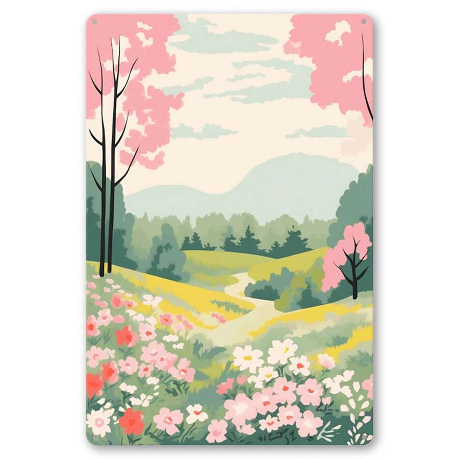 GOUTOPORTS 8x12 Inch Vintage Metal Tin Sign - Wall Art For Bathroom, Garage, Bar, Or Cafe Decor Style 19 - 銀色 - 查看 1