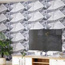 1 件复古 3D 砖墙贴纸自粘墙纸，防水防潮，工业风格背景礼物生日毕业房间装饰家居装饰墙壁装饰浴室装饰卧室装饰房间装饰用品客厅装饰房屋装饰家居装饰客厅墙壁艺术墙纸贴纸墙贴 - 彩色 - 查看 3