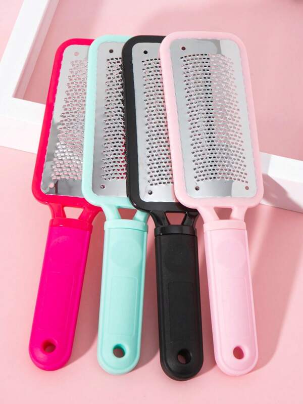 1/2pcs Foot File Kit – Stainless Steel Colossal + Fine Foot Rasp – Salon-Grade Cracked Heel Scrubber Pedicure Tools – Wet & Dry Dead Skin, Corn, Callus Remover For Feet