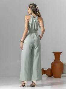 Tailored Overalls M3094 - Mint Green - View 2