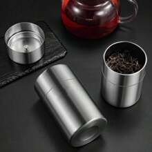 زجاجة محكمة الغلق من الفولاذ المقاوم للصدأ 304، قطعة واحدة، حاوية تخزين طعام وفاكهة مجففة، وحاوية لتخزين الحبوب والشاي، لاستخدامات المطبخ والأنشطة الخارجية