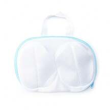 1pc Mesh Bra Wash Bag - Machine Washable, Anti-Deformation Bra And Lingerie Storage Bag With Zipper Closure, Travel & Household Storage Laundry Bag