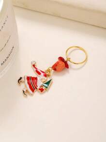 6pcs Boho Ladies Hair Ring Y2K Punk Hair Accessories Fringe Metal Christmas Tree Pendant Hair Buckle Dreadlocks Hair Buckle Dark Wind Halloween Accessories Christmas Gift Party Accessories
