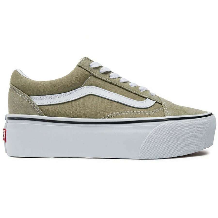 Vans Baskets Old Skool Stackform pour Femme en couleur Vert ✅ Livraison en 3-5 jours