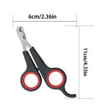 猫/狗爱好者礼物和狗/猫妈妈爱宠物指甲钳，猫爱好者和猫妈妈爱指甲钳，弯曲猫爱好者和猫妈妈爱指甲钳，狗爱好者和狗妈妈爱指甲钳，精致美容剪刀，猫/狗爱好者礼物和狗/猫妈妈爱宠物用品 - 黑色 - 查看 2