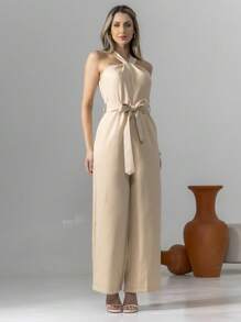 Tailored Overalls M3094 - Beige - View 1