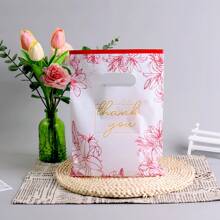 20/100 piezas Bolsas de regalo de plástico con asa, bolsas para ropa, para regalos de boda, fiesta de cumpleaños, pequeños negocios, embalaje de compras
