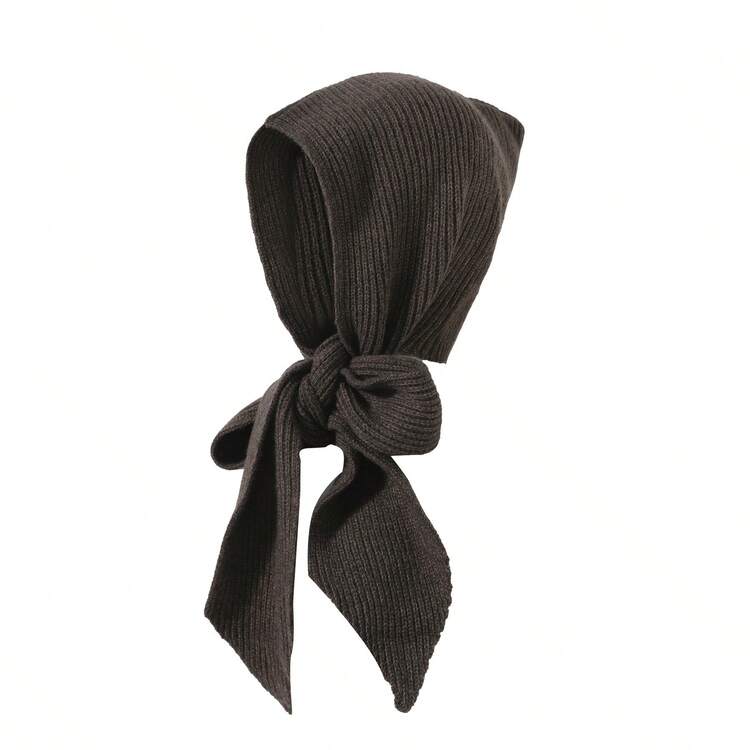 女士连帽围巾披肩巴拉克拉法帽冬装保暖针织披肩围脖保暖长围巾针织围巾套头适合日常雪地氛围小红帽骑行帽韩国风秀白色优雅送礼百搭 - A - 查看 13