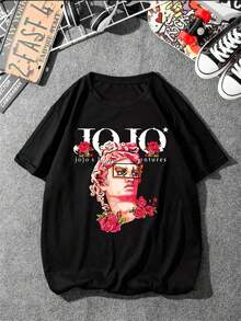 Pink Statue T-Shirt Unisex 100% Cotton Streetwear New Release Shipping Various Colors!! - màu đen - Xem 2