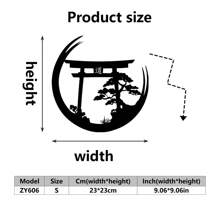 1 件日本盆景树鸟居门墙艺术雕塑，适用于家庭、餐厅的铁质装饰，非常适合圣诞节装饰和个性化名称标志，适用于农舍、庭院、门廊，是送给他/她、男朋友、女朋友、爸爸、妈妈、家人、朋友、情人节、儿童节、父亲节、毕业典礼、婚礼、乔迁、客厅、卧室、办公室、家庭聚会的独特礼物 - 彩色 - 查看 15
