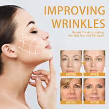1pc/4pcs Turmeric Collagen Face Cream Lighten Fine Lines, Brighten Skin, Firm And Whiten Facial Skin, Anti Wrinkle Face Cream - 黃色 - 查看 4