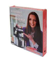BUYTITI 360° Rotating Makeup Organizer - White - View 2