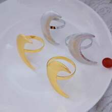 4 件/5 件/6 件金属餐巾环，酒店用品餐巾架，家用厨房餐桌装饰，多色餐巾环，适合日常生活、宴会、客人、所有季节 - 彩色 - 查看 6