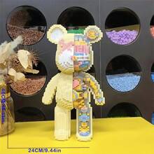 8900 Stücke mechanischer Bären Bauklötze 3D Puzzle, Dekoration für den Schreibtisch, Wohnzimmer Ornament, geeignet für Jugendliche, Geschenke für Halloween & Weihnachten