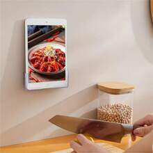 2 Stücke Universal Handyhalter mit Klebefolie, ohne Bohren, Tablet-Halterung zum Aufhängen an der Wand, Ladestation und Aufbewahrungsregal - für Smartphones & Tablets - geeignet für Zuhause & Büro - perfektes Geschenk für Technik-Liebhaber