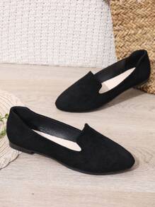 2025 Spring & Summer New Flat Slip-On Shoes, Fashion Versatile Casual Flat Women Shoes, Low Vamp Women Flats, All-Season Women Shoes, Work Shoes
