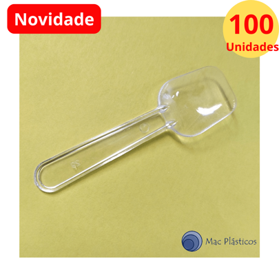 100 Unid Pazinha Retangular para Sobremesas - marca MacPlásticos