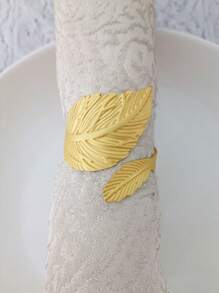 3pcs/4pcs/5pcs/6pcs Metal Napkin Rings, Multi-Color Napkin Holders For Hotel Supplies, Home Kitchen Dining Table Decor, Cloth Napkin Rings Suitable For Daily Life, Parties, Guests, All Seasons - Multicolor - View 5