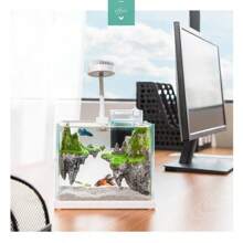 树脂人造山，具有天空之城主题，具有漂浮山脉和人造苔藓，适用于水族馆造景