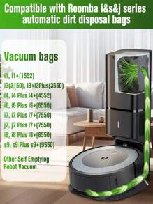 1/5/10pcs Non-Woven Dust Bags, Accessories For IRobot Roomba I7+/I3/S9 Vacuum Cleaner Robot
