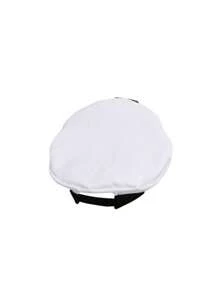 Casquette de marin blanche mignonne brodée avec d'autres broderies naturelles, faite en acrylique, convenant à toutes les saisons