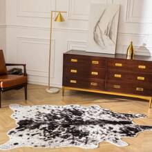 tapijt Western vloerkleden voor woonkamer (zwart en wit, 2,6 ft x 4,1 ft)